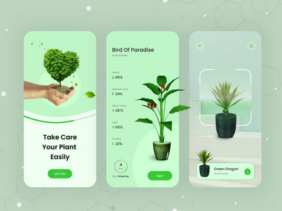 植物护理应用Ui Kit 植物护理应用程序用户界面套件