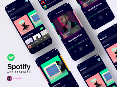 Spotify重新设计的挑战--赠品  Spotify重新设计挑战赛-免费