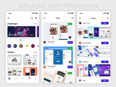 Uplabs应用程序重新设计  Uplabs应用程序重新设计