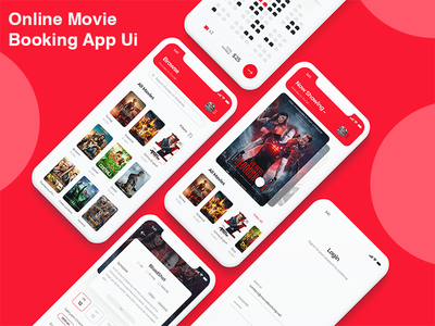 在线电影票预订应用Ui 在线电影票订票App Ui