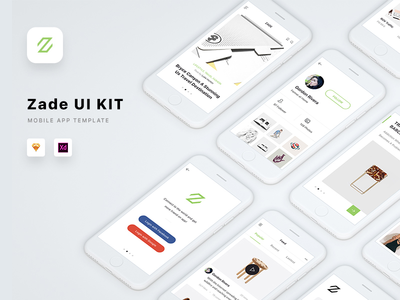 Zade App UI KIT   Zade应用程序用户界面套件