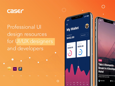 Caser UI Kit - SKETCH版    CASER用户界面套件-草图版本