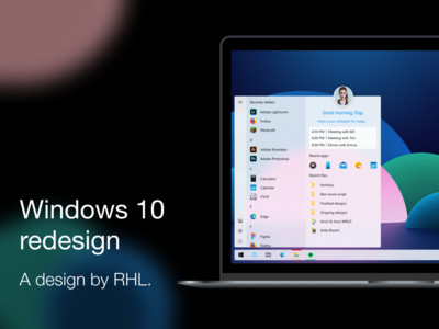 RHL的Windows 10重新设计 RHL重新设计Windows 10
