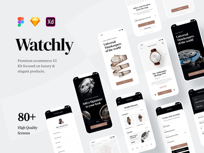 Watchly - 电子商务UI套件    Watchly-电子商务用户界面套件