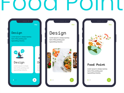 美食点 UI Food Point用户界面