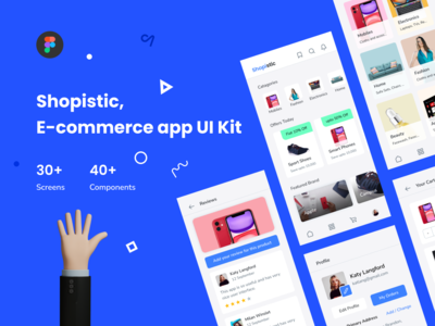 Shopistic - 电子商务应用UI套件 Shopistic-电子商务应用程序用户界面套件