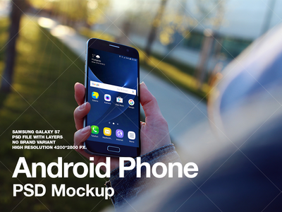 安卓手机PSD模拟图  Android手机PSD样机