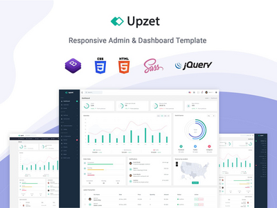 Upzet - 管理和仪表板模板 Upzet-管理和仪表板模板