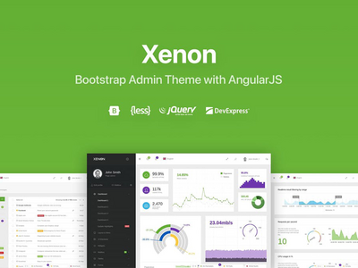 Xenon Bootstrap管理主题 Xenon Bootstrap管理主题