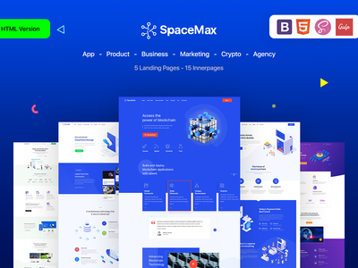 SpaceMax - 多用途HTML登陆页面 SpaceMax-多用途HTML登录页