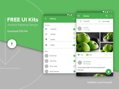 Android Material Design Ui Kits  Android材质设计用户界面工具包