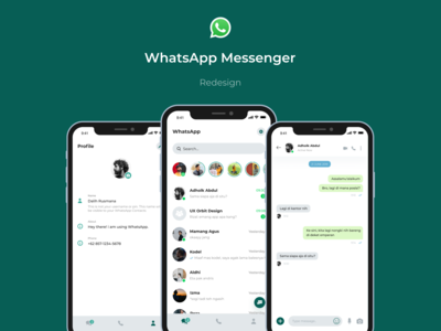 WhatsApp Messenger重新设计  WhatsApp Messenger重新设计