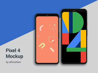 谷歌Pixel 4/4XL模拟图   Google Pixel 4/4XL样机