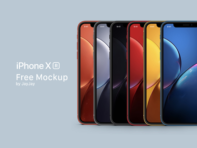 iPhone XR 免费全彩模拟图  IPhone XR免费样机全彩色