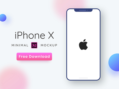 iPhone X最小的XD模拟图FREEBIE  免费赠送iPhone X最小XD样机