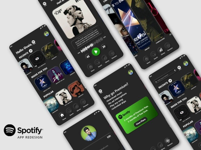 Spotify重新设计的挑战--免费赠品  Spotify重新设计挑战赛-免费