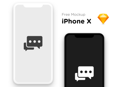 iPhone X平面模拟图  IPhone X平面模型