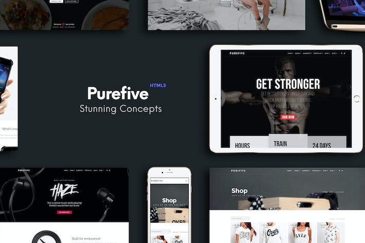 Purefive - 多用途HTML5模板 PureFive-多用途HTML5模板