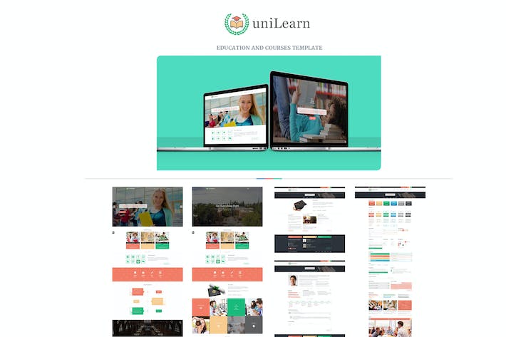 UniLearn - 教育和课程模板 UniLearn-教育和课程模板