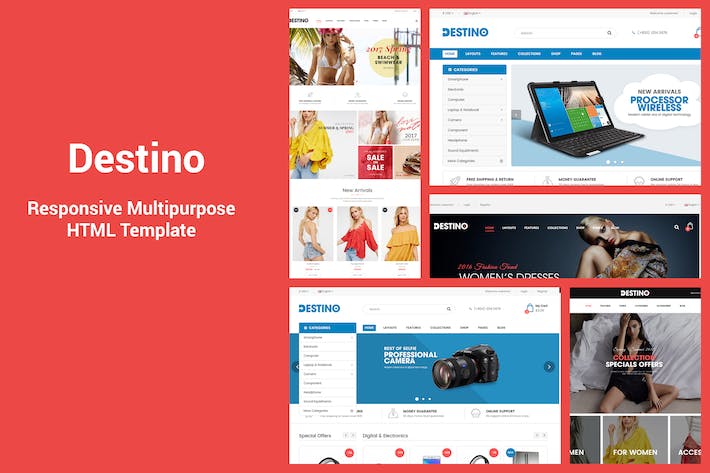 Destino - 响应性和多用途HTML5模板 Destino-响应式多用途HTML5模板