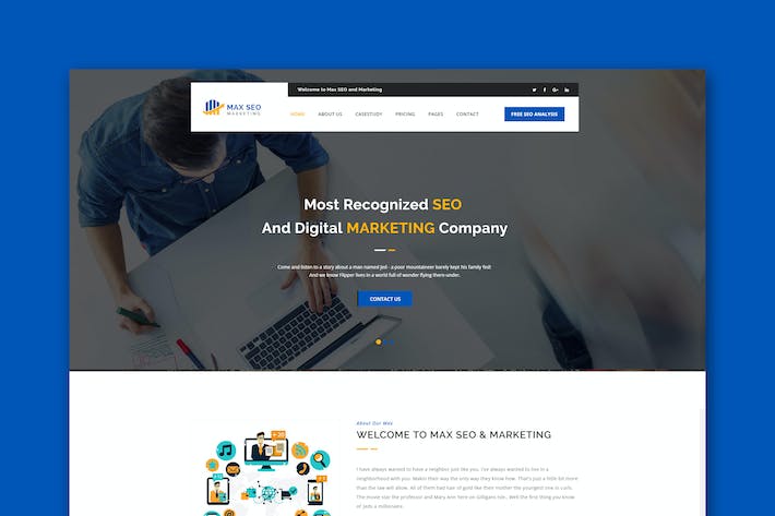 Max Seo - Seo & Marketing HTML模板 Max Seo-Seo&营销HTML模板