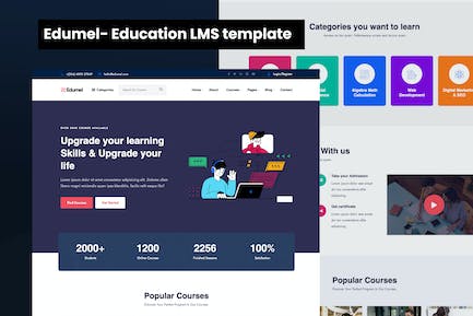 Edumel-教育LMS模板 Edumel-Education LMS模板
