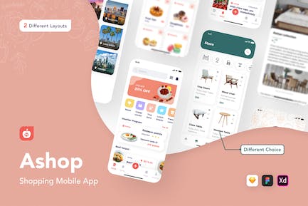 Ashop - 购物移动应用程序 Ashop-购物移动应用程序