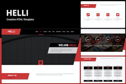 Helli - 创意HTML模板 Helli-Creative HTML模板