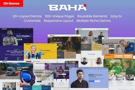 BAHA - 响应式多用途HTML模板 BAHA-响应式多用途HTML模板