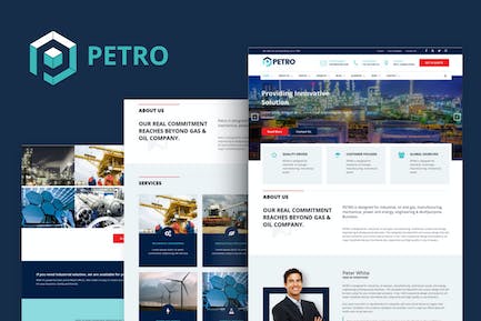 Petro - Industrial HTML Template 石油-工业用超文本标记语言模板