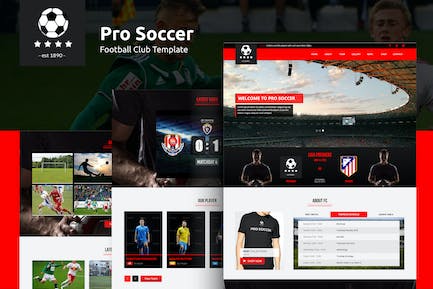 职业足球 - 足球俱乐部HTML模板 职业足球-足球俱乐部HTML模板
