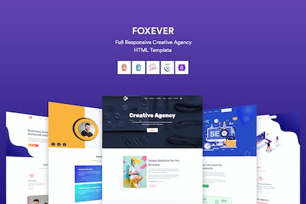 FoxEver - 创意机构HTML5模板 FoxEver-创意机构HTML5模板