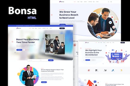 Bonsa - SEO与营销公司HTML模板 Bonsa-SEO&营销公司HTML模板