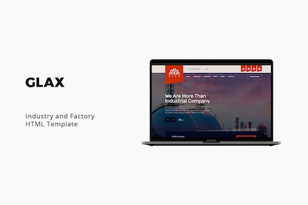 Glax - 工业HTML模板 Glax-行业超文本标记语言模板