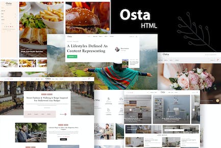 Osta - 多用途博客HTML模板