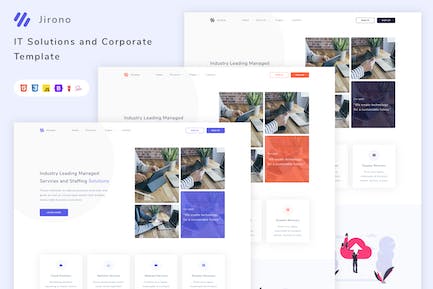 Jirono - IT解决方案和企业模板 Jirono-IT解决方案和企业模板