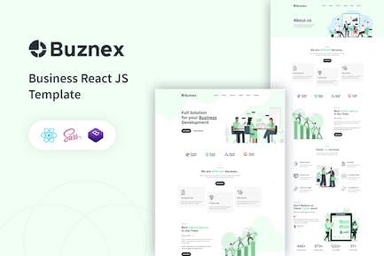 Buznex - 商业React JS模板 BuzneX-商业反应JS模板