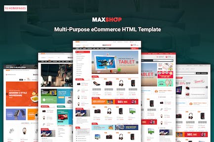 Maxshop - 多用途电子商务HTML模板 Maxshop-多用途电子商务HTML模板