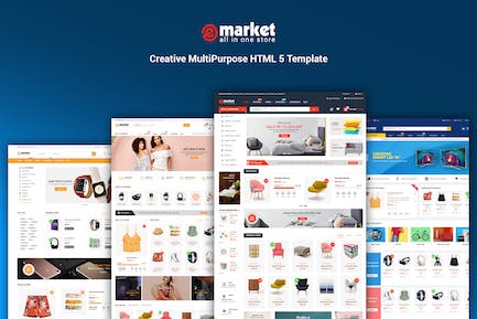 eMarket - 创意多用途HTML5模板 EMarket-创造性的多用途HTML5模板