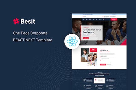 Besit - React Next企业页面模板 BESIT-Reaction下一个公司页面模板