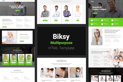 Biksy | 商业HTML5模板 Biksy|商务HTML5模板