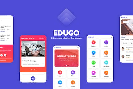 Edugo - 教育手机模板 Edugo-教育移动模板